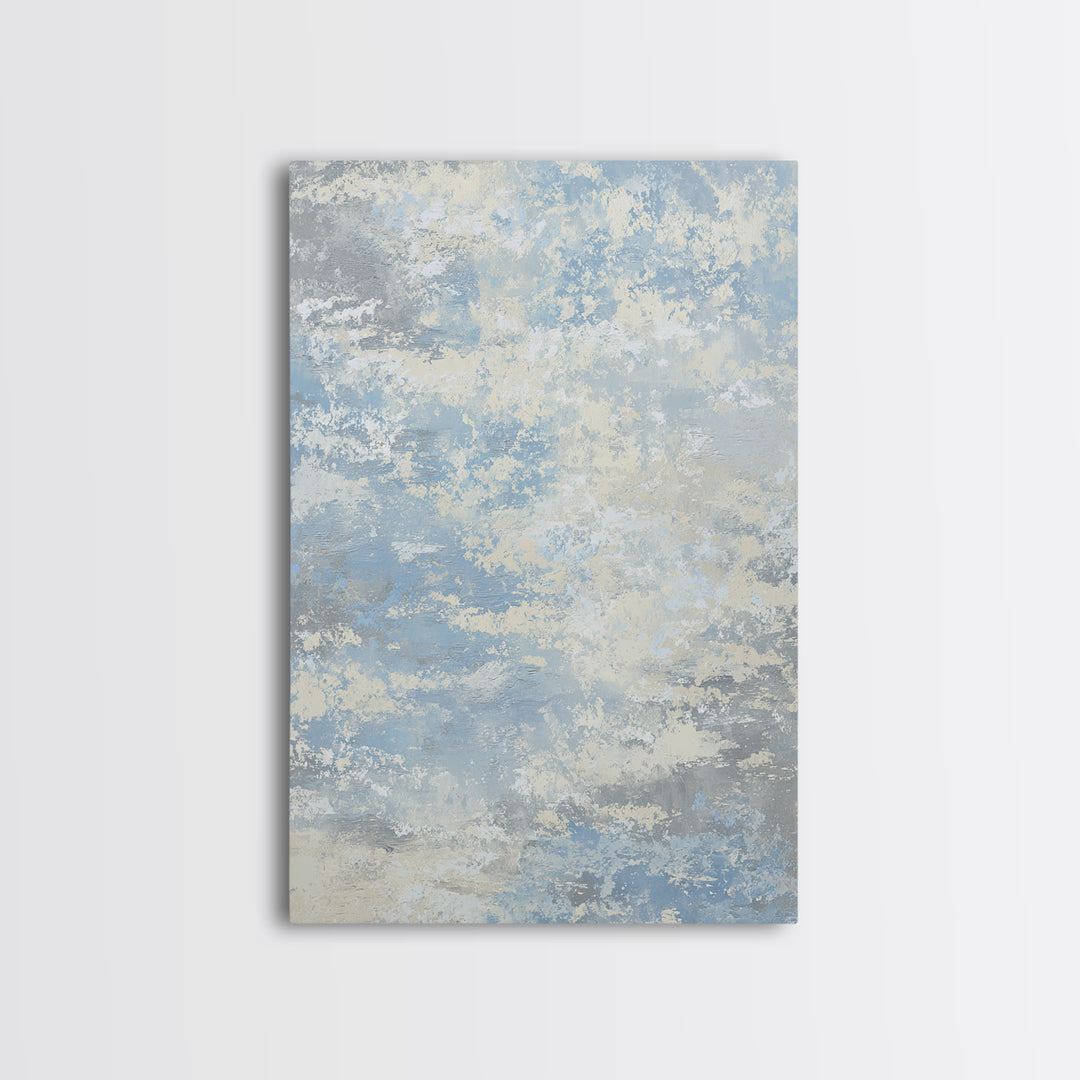 Soft Abstract Waves Canvas Print, Waiting Room Art, Office Decor, Waiting Room Decor, Abstract Art, Calm, Gallery Wall Art, WRA-2x3-82