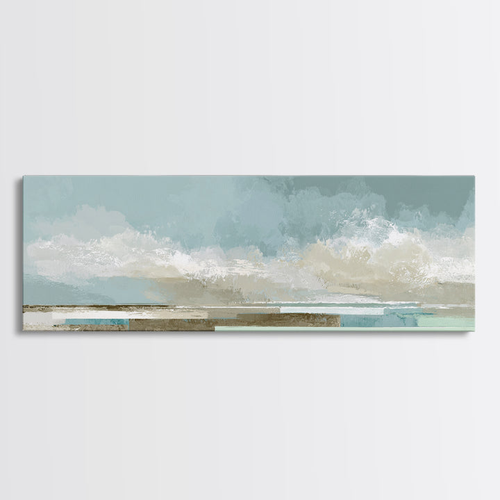 Minimal Geometric Composition Canvas Print, Waiting Room Art, Office Art, Waiting Room Decor, Abstract Art, Calm, Gallery Decor, WRA-3x1-21
