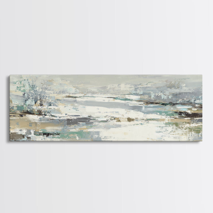 Modern Neutral Arch Abstraction Canvas Print, Waiting Room Art, Dental Wall Art, Waiting Room Decor, Abstract Art, Calm, WRA-3x1-61