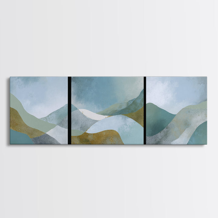 Modern Neutral Arch Abstraction Canvas Print, Waiting Room Art, Dental Wall Art, Waiting Room Decor, Abstract Art, Calm, WRA-3x1-85