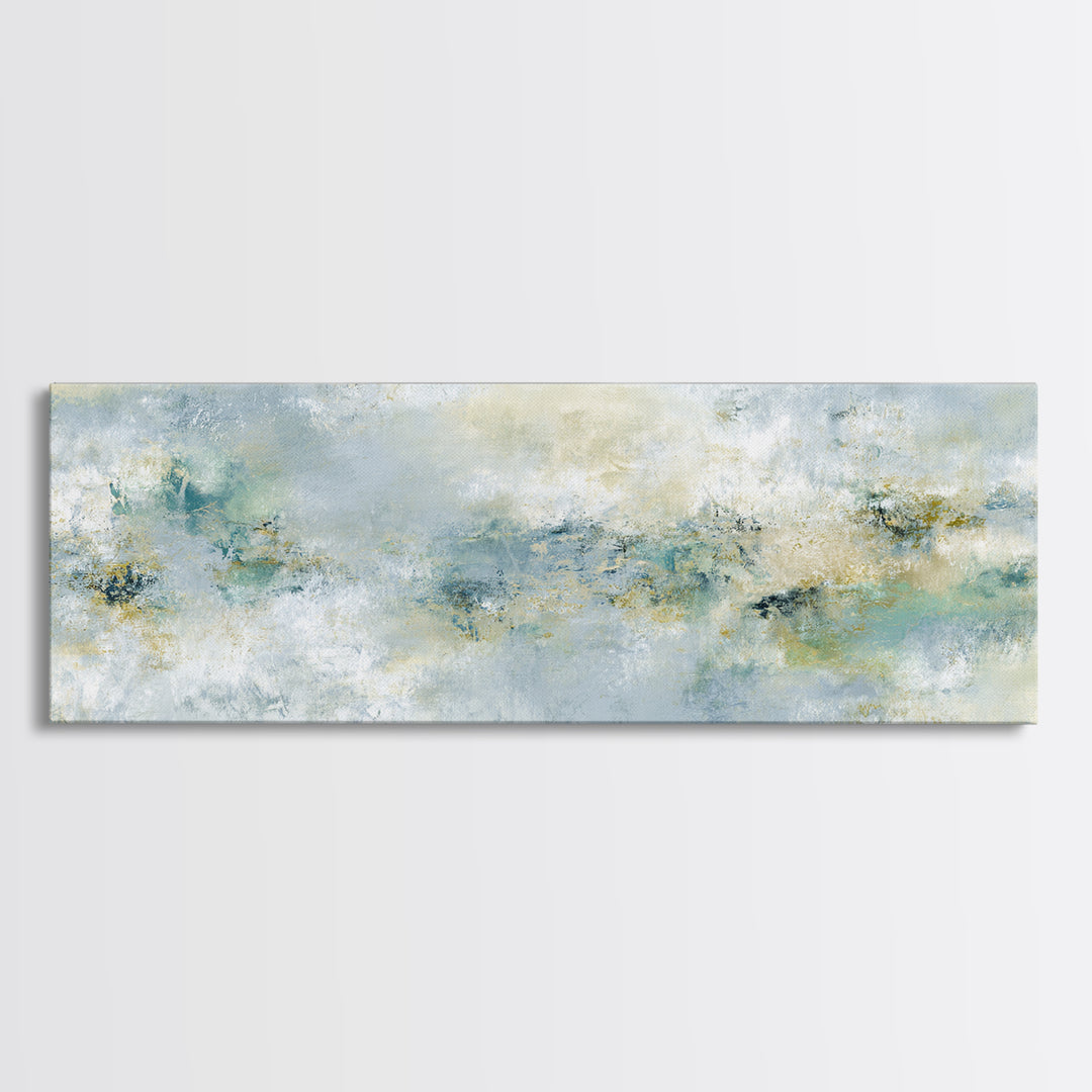 Light Marble Texture Abstract Canvas Print, Waiting Room Art, Minimalist Decor, Waiting Room Decor, Abstract Art, Calm, WRA-3x1-88