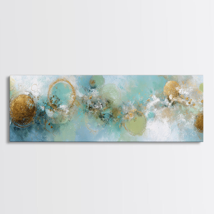 Abstract Circles Suggesting Calm Movement Canvas Print, Waiting Room Art, Dental Wall Art, Waiting Room Decor, Fine Art, Calm, WRA-3x1-98