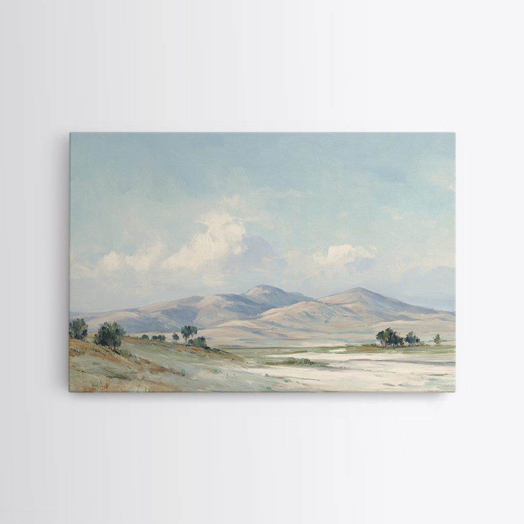 Calming Landscape with Open Sky and Gentle Canvas Print, Waiting Room Art, Minimalist Art, Waiting Room Decor, Fine Art, Calm, WRA-3x2-29