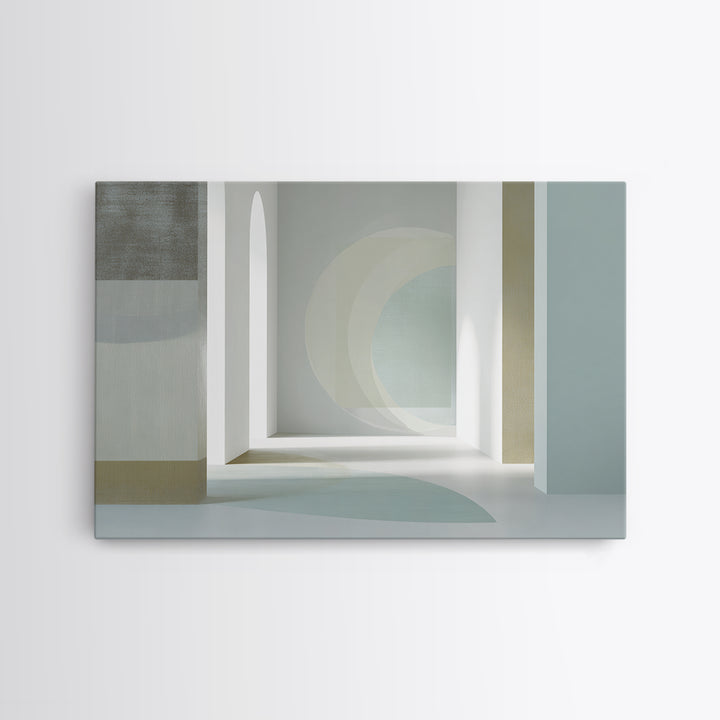 Minimal Geometric Composition Canvas Print, Waiting Room Art, Abstract, Waiting Room Decor, Abstract Art, Calm, Modern Decor, WRA-3x2-33