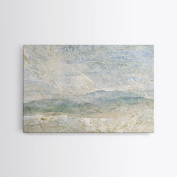 Light Marble Texture Abstract Canvas Print, Waiting Room Art, Office Decor, Waiting Room Decor, Abstract Art, Calm, WRA-3x2-4