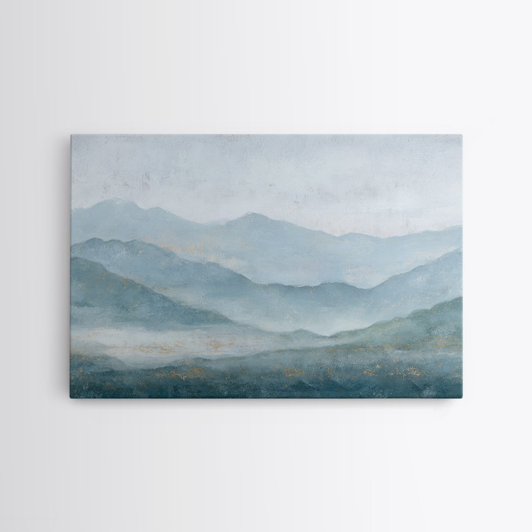 Simple Mountain Layers Canvas Print, Waiting Room Art, Modern Art, Waiting Room Decor, Fine Art, Calm, Therapy Office Decor, WRA-3x2-42