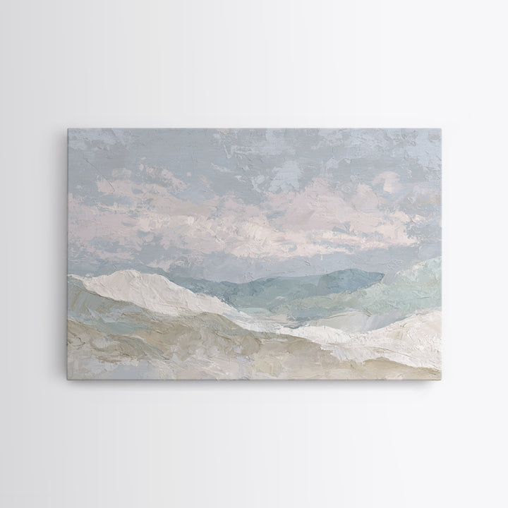 Light Marble Texture Abstract Canvas Print, Waiting Room Art, Office Wall Decor, Waiting Room Decor, Calm, Photography Print, WRA-3x2-52