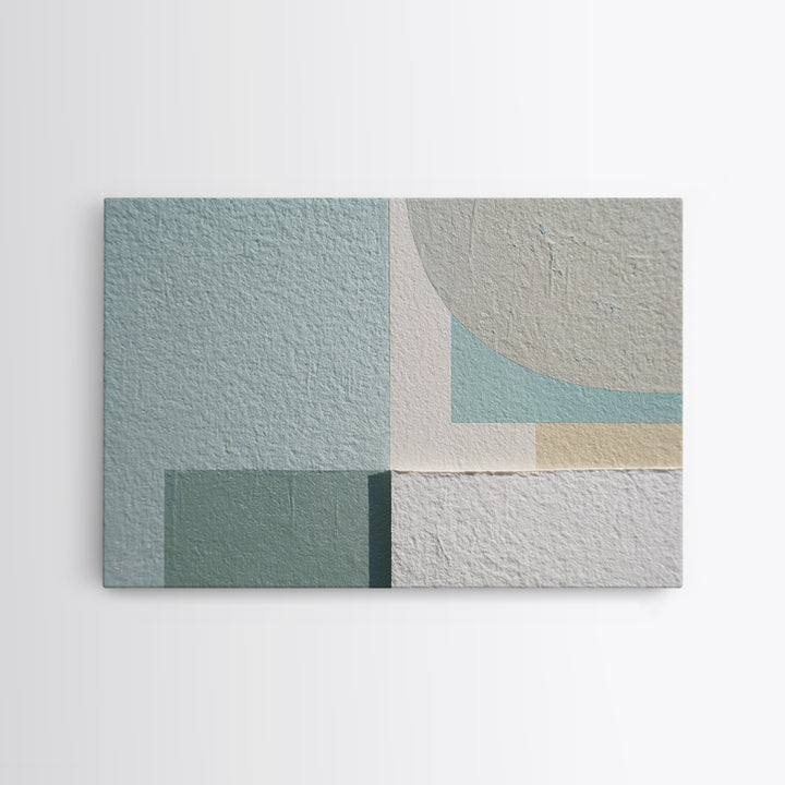 Minimal Geometric Composition Canvas Print, Waiting Room Art, Abstract, Waiting Room Decor, Abstract Art, Calm, Modern Decor, WRA-3x2-57