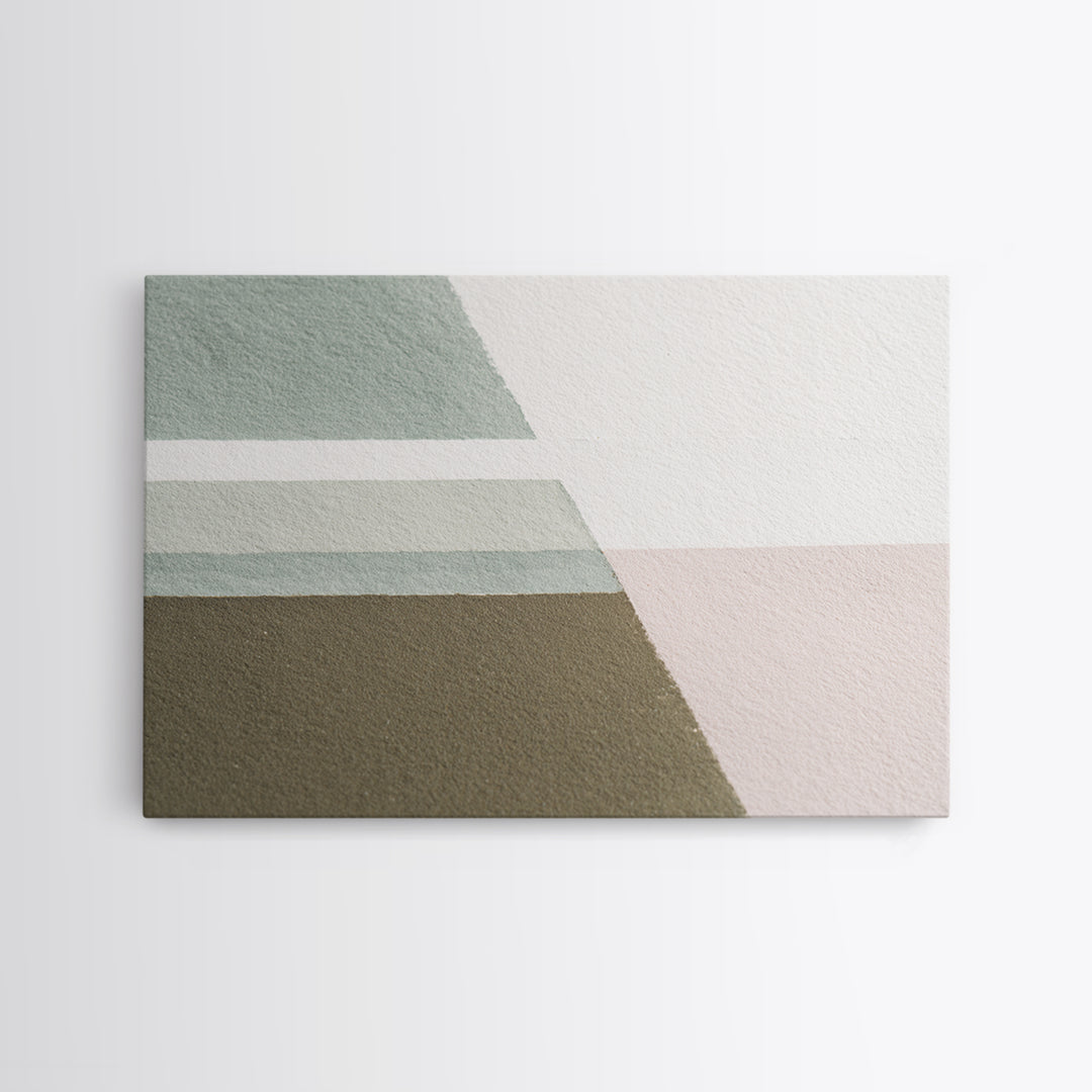 Minimal Geometric Composition Framed Canvas Print, Waiting Room Art, Bauhaus Print, Waiting Room Decor, Fine Art, Calm, WRA-3x2-9