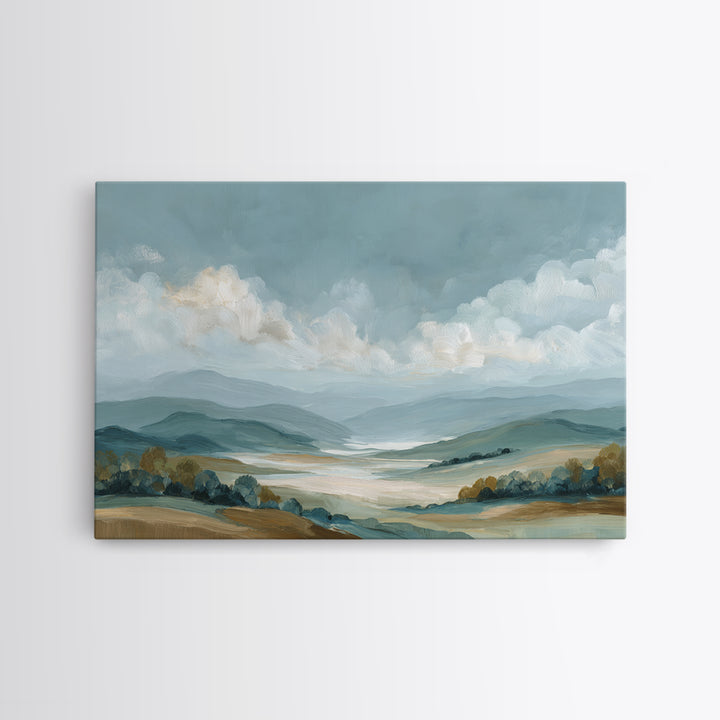 Large Cloudscape with Hopeful Light Framed Canvas Print, Waiting Room Art, Luxury Decor, Waiting Room Decor, Fine Art, Calm, WRA-3x2-92