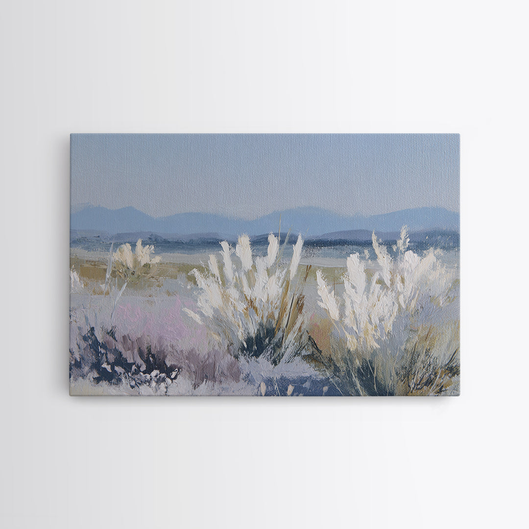Soft Lavender Botanical Still Life Framed Canvas Print, Waiting Room Art, Art Print, Waiting Room Decor, Watercolor Art, Calm, WRA-3x2-96