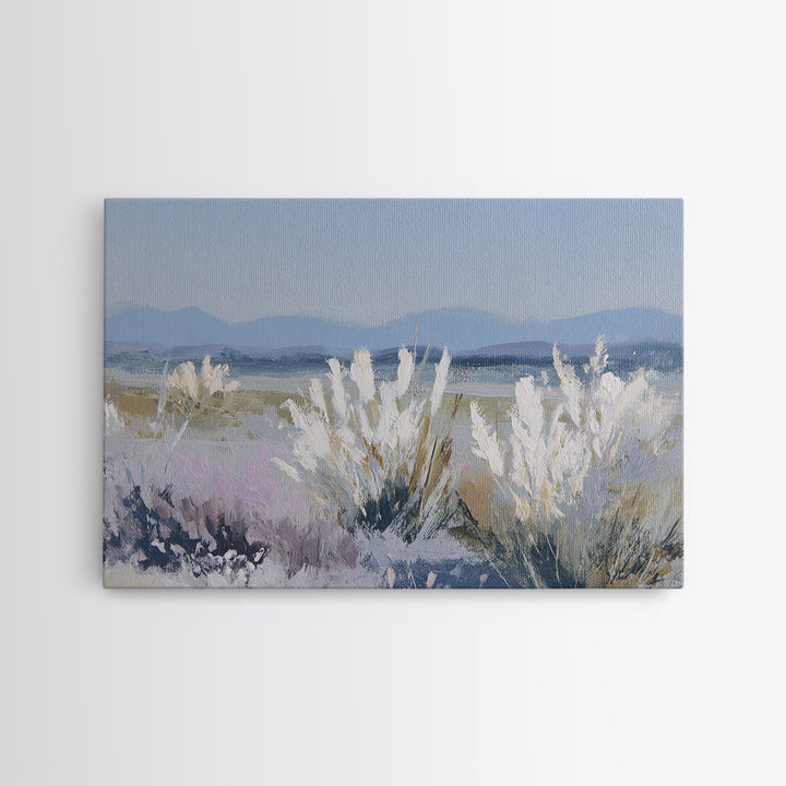 Soft Lavender Botanical Still Life Framed Canvas Print, Waiting Room Art, Art Print, Waiting Room Decor, Watercolor Art, Calm, WRA-3x2-96