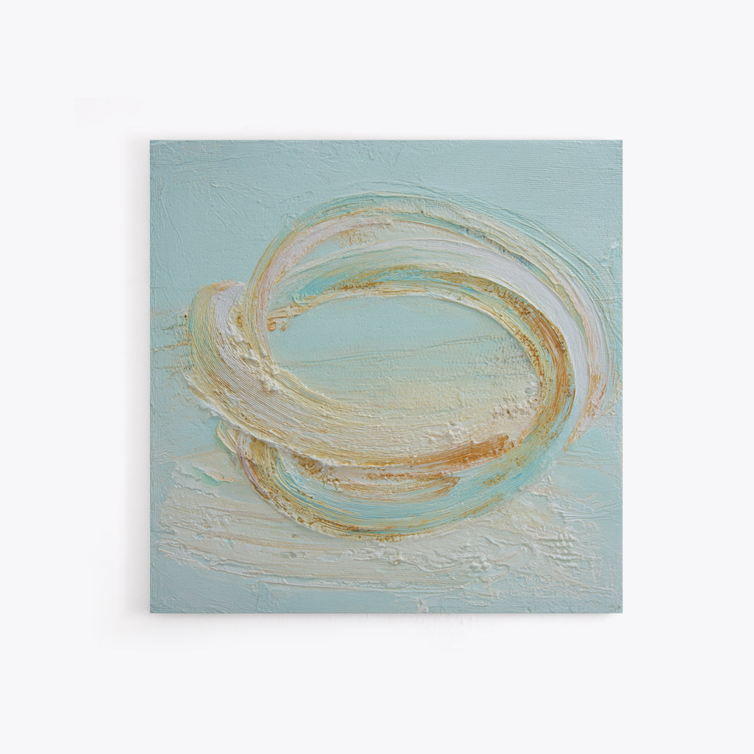 Incense Smoke Forming Abstract Curves Framed Canvas Print, Yoga Studio Art, Feminine Wall Art, Yoga Studio Decor, Balance, YSA-1x1-21