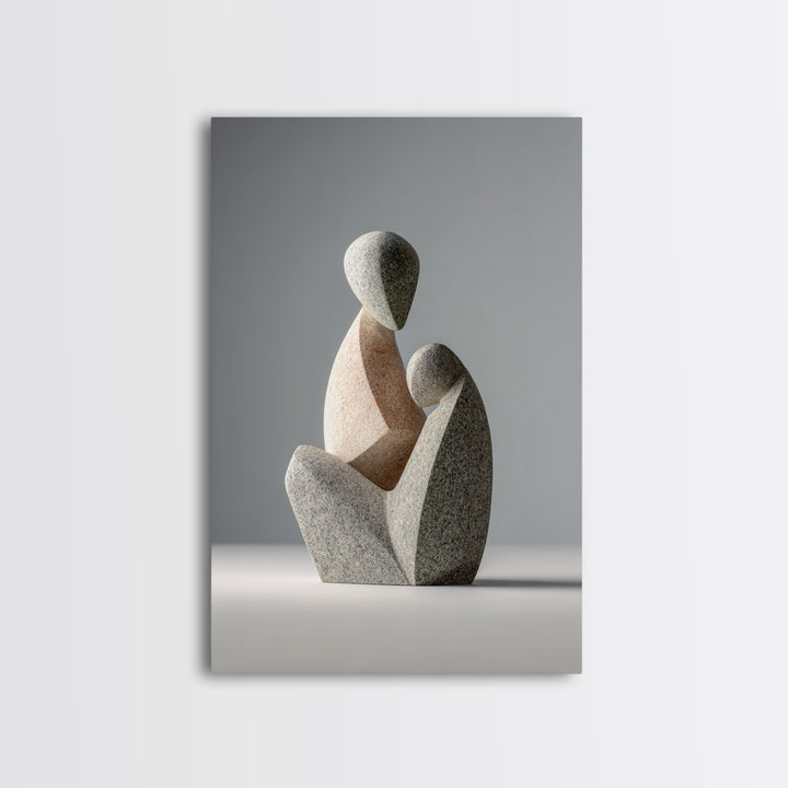 Seated Meditation Figure Canvas Print, Yoga Studio Art, Custom Wall Art, Yoga Studio Decor, Balance, Feminine Wall Art, YSA-2x3-81