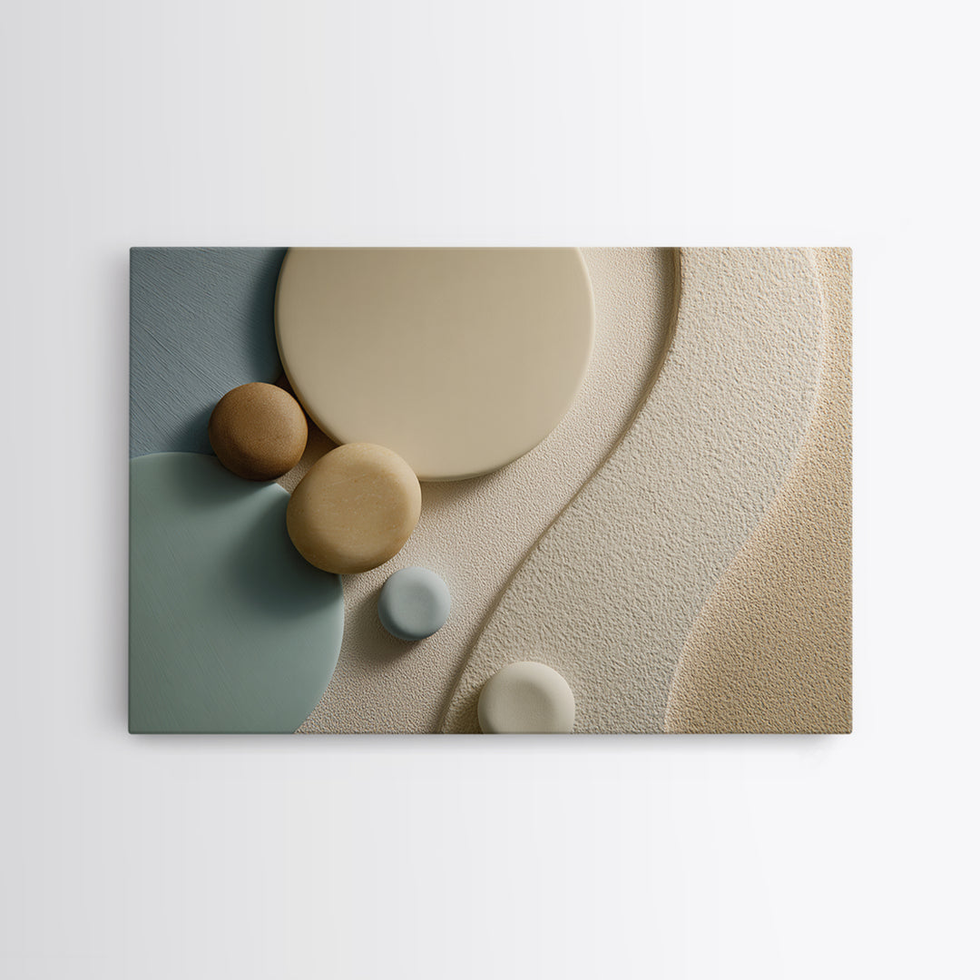 Chakra Color Circles Canvas Print, Yoga Studio Art, Custom Wall Art, Yoga Studio Decor, Fine Art, Balance, Feminine Wall Art, YSA-3x2-66