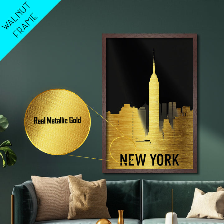 Norfolk Virginia travel, Metallic Gold Print, Modern House Art, Metal Art, Wood Framed Art, Wanderlust Gift, Travel Art Prints