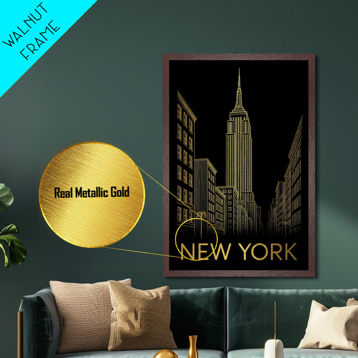 Norman Oklahoma art, Metallic Gold Art, Modern House Art, Metal Art, Wood Framed Art, Graduation Travel Gift, Travel Gift