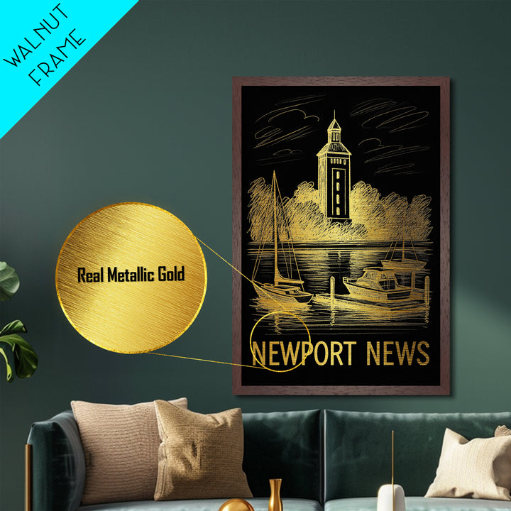 New York New York travel, Metallic Gold Print, Modern House Art, Metal Art, Wood Framed Art, Traveler Gift, Destination Gift