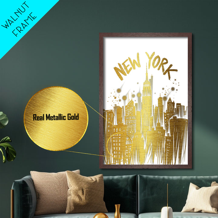 Norfolk Virginia travel, Metallic Gold Print, Modern House Art, Metal Art, Wood Framed Art, Wanderlust Gift, Travel Art Prints
