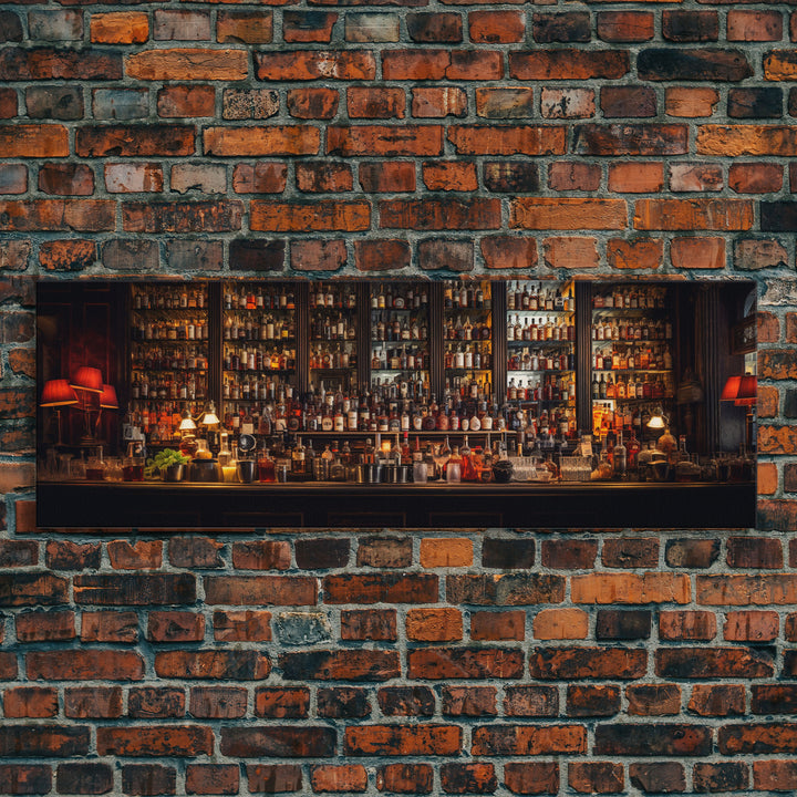 Bar Cart Decor, Framed Wall Art, Vintage Liquor Cabinet Photography Print, Bar Decor, Home Bar Decor, Western Art, Modern Bar Decor
