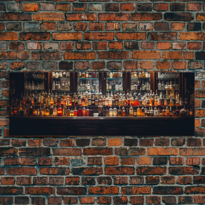 The Spirits Cabinet, Bar Cart Decor, Framed Wall Art, Vintage Liquor Cabinet Photography Print, Bar Decor, Home Bar Decor, Western Art