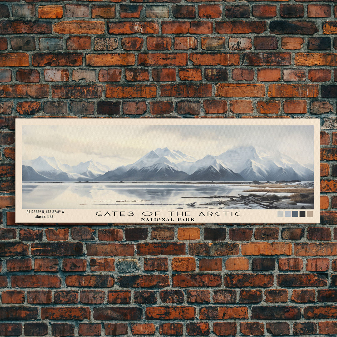 Gates Of The Arctic National Park Panoramic Travel Art, National Park ...