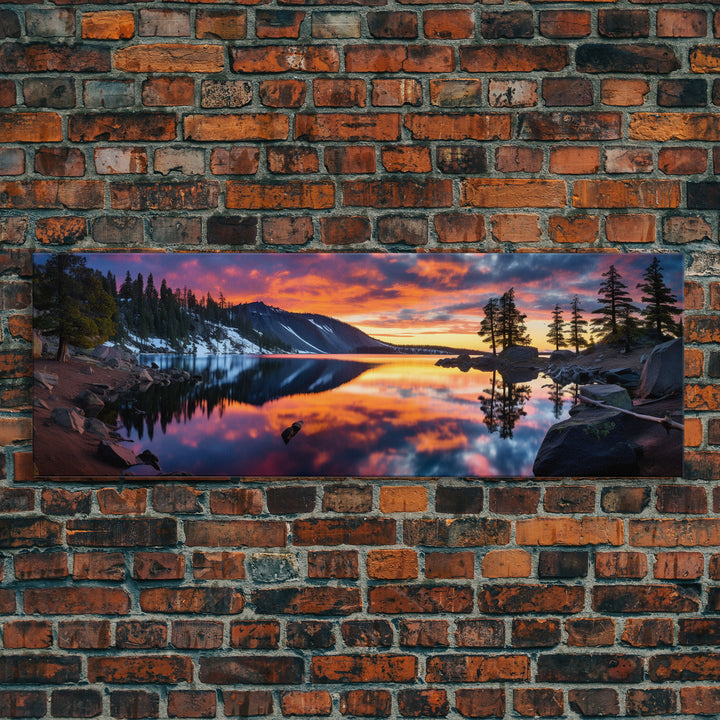 Panoramic of Crater Lake National Park, Extra Large Wall Art, Panoramic Wall Art, Panoramic Print, Landscape Photography, Landscape Print