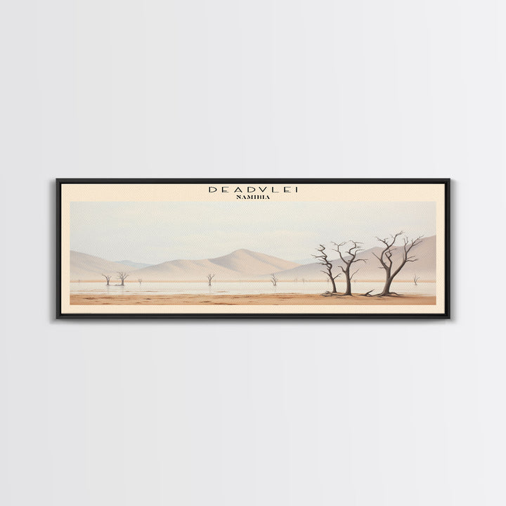Deadvlei Travel Poster Print, Framed Canvas Wall Art, Metal Wall Art, COUNTRY art, Gift For Him, Travel Wall Art, Travel Lover Gift
