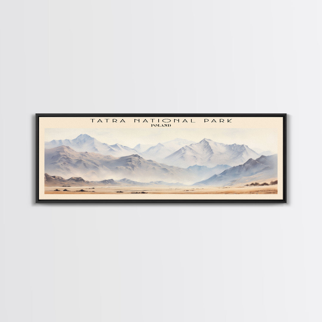 Tatra National Park Travel Poster Print, Framed Canvas Wall Art, Metal Wall Art, COUNTRY art, Gift For Him, Travel Wall Art, Travel Lover Gift