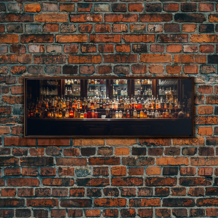 The Spirits Cabinet, Bar Cart Decor, Framed Wall Art, Vintage Liquor Cabinet Photography Print, Bar Decor, Home Bar Decor, Western Art