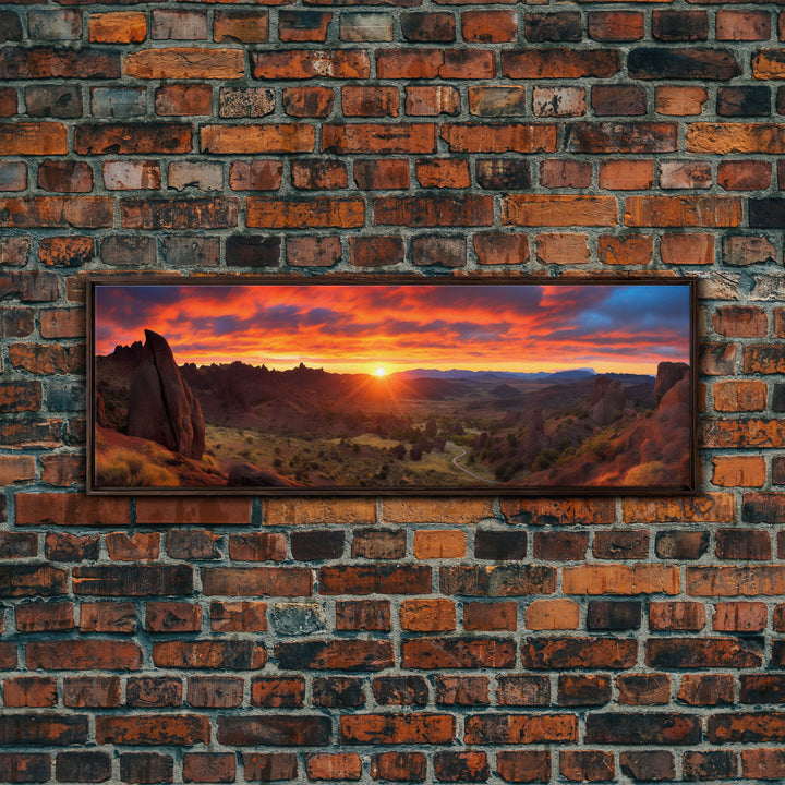 Panoramic Print of Pinnacles National Park Extra Large Wall Art, Panoramic Wall Art, Panoramic Landscape Print, Landscape Photography