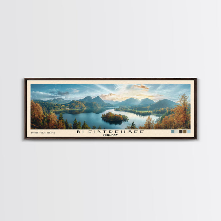 Bleibtreusee, Germany Panoramic Print, Vacation Gift, Germany Wall Art, Vacation Wall Art, Vacatation Memories, Beach Decor, Beach Or Lakehouse Art