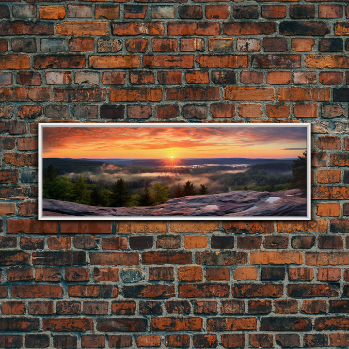 Panoramic of Cuyahoga Valley National Park, Extra Large Wall Art, Panoramic Wall Art, Panoramic Print, Landscape Photography Landscape Print