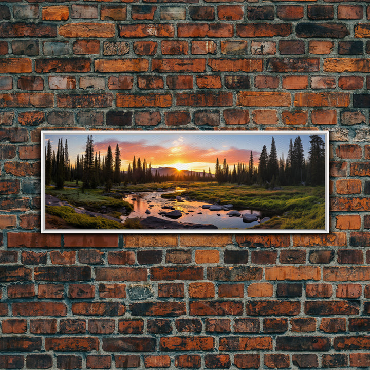 Panoramic Print of Kings Canyon National Park, Extra Large Wall Art, Panoramic Wall Art, Panoramic Landscape Print, Landscape Photography