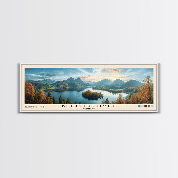 Bleibtreusee, Germany Panoramic Print, Vacation Gift, Germany Wall Art, Vacation Wall Art, Vacatation Memories, Beach Decor, Beach Or Lakehouse Art