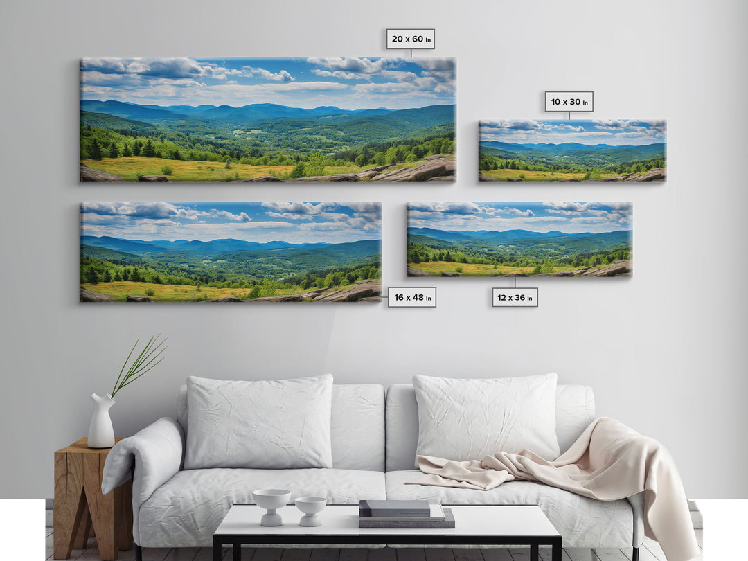 Panoramic Print of The Berkshires Massachusetts, Extra Large Wall Art, Panoramic Wall Art, Panoramic Landscape Print, Landscape Photography