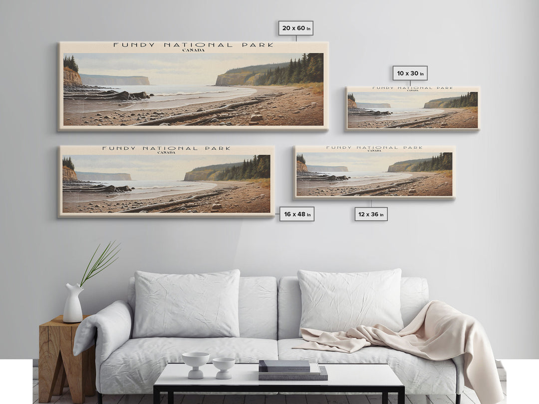 Fundy National Park Travel Poster Print, Framed Canvas Wall Art, Metal Wall Art, COUNTRY art, Gift For Him, Travel Wall Art, Travel Lover Gift
