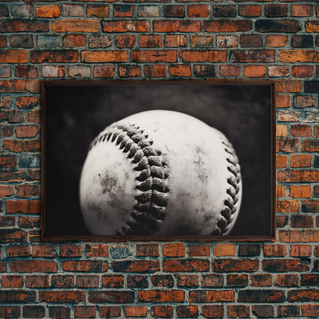 Framed Baseball Print, Black and White Baseball Picture, Sports Wall Decor, Boys Room Wall Decor, Baseball Player Gift, Baseball Nursery Art