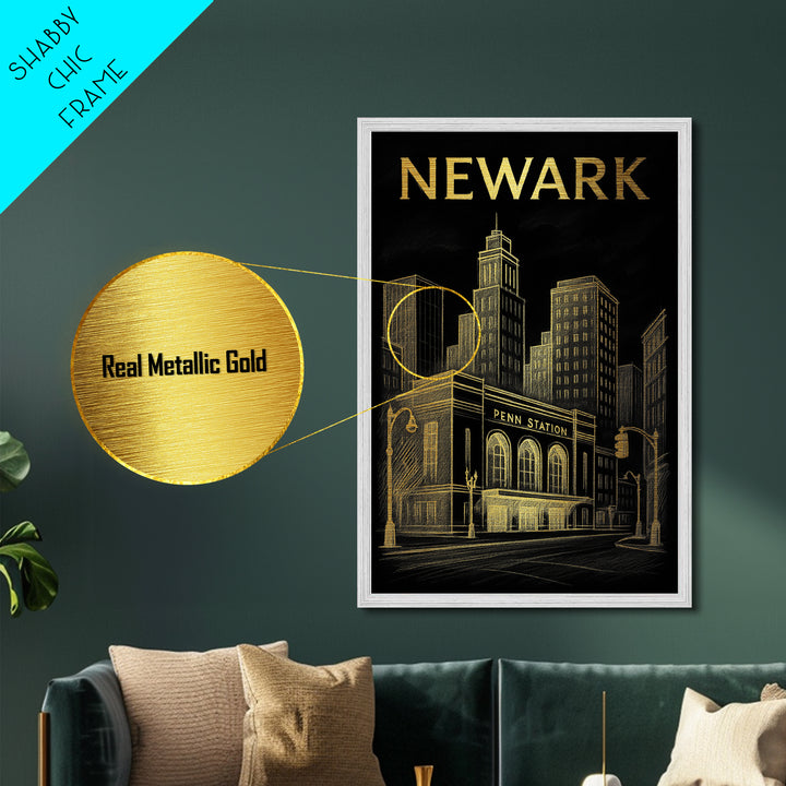 New Bedford Massachusetts travel, Metallic Gold Print, Modern House Art, Metal Art, Wood Framed Art, Traveler Gift, Destination Gift