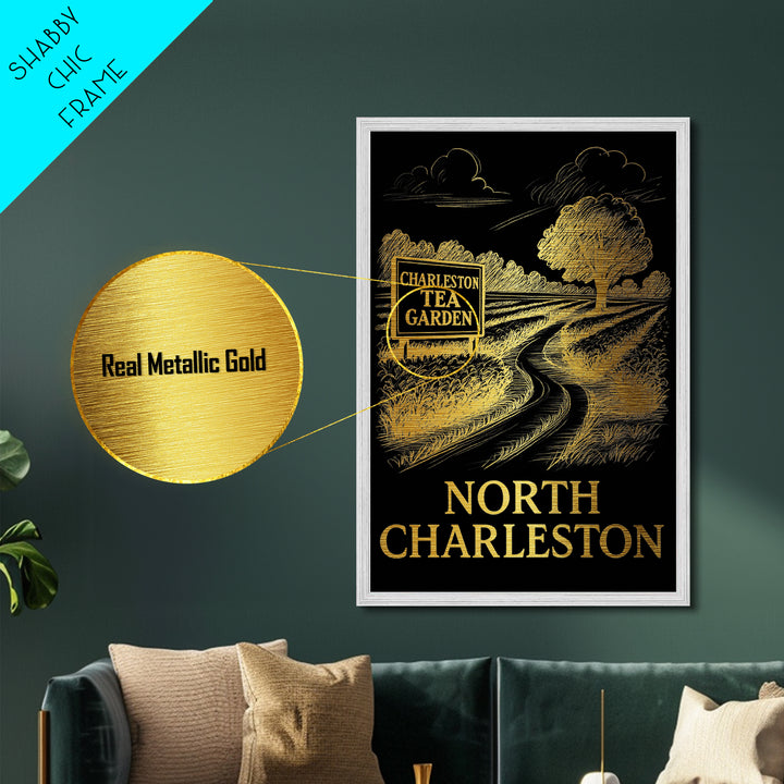 Oakland California travel, Metallic Gold Print, Modern House Art, Metal Art, Wood Framed Art, Traveler Gift, Destination Gift