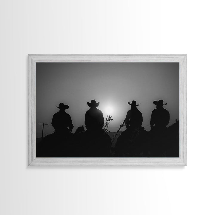 Cowboy Prints Framed Wall Art, Western Decor, Black and White Photography, Western Decor, Wild West Art, Cowboy Art, Wild West Art Print
