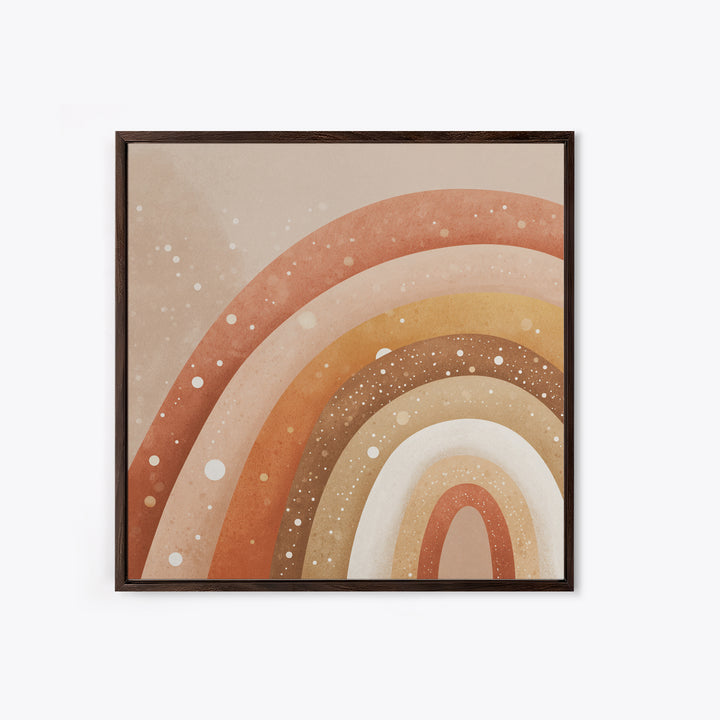Earthy Boho Rainbow Arches Wall Art, Neutral Nursery Decor, Terracotta Abstract Print, Kids Room Decor, Modern Home Decor