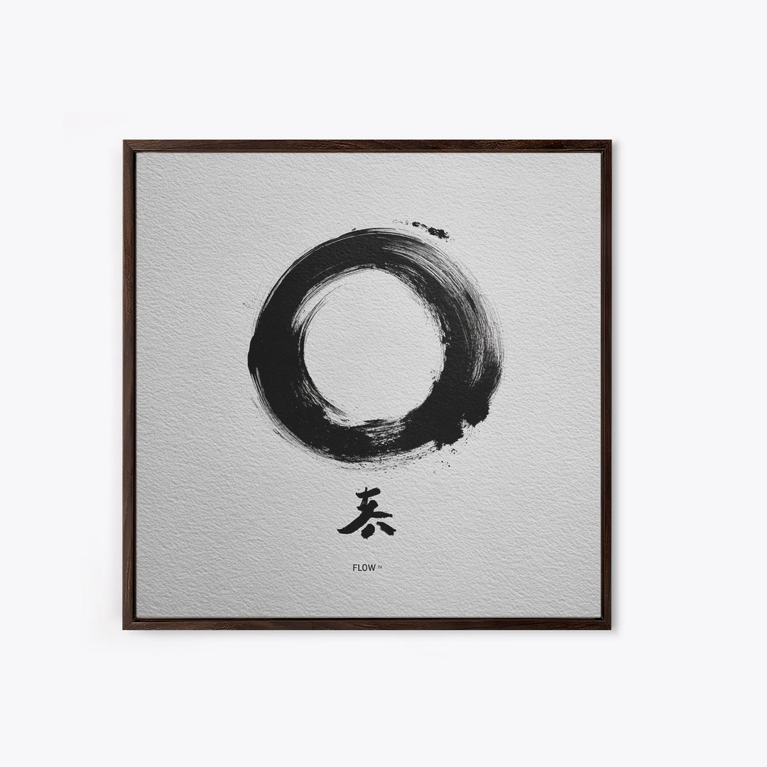 Zen Enso Circle Japanese Ink Painting Wall Art Minimalist Abstract Print Modern Home Decor Living Room Wall Art