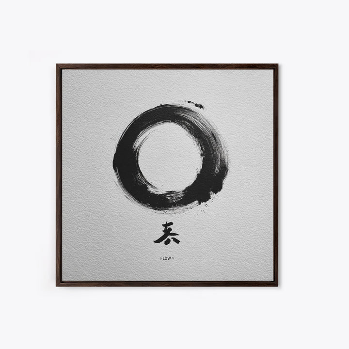 Zen Enso Circle Japanese Ink Painting Wall Art Minimalist Abstract Print Modern Home Decor Living Room Wall Art