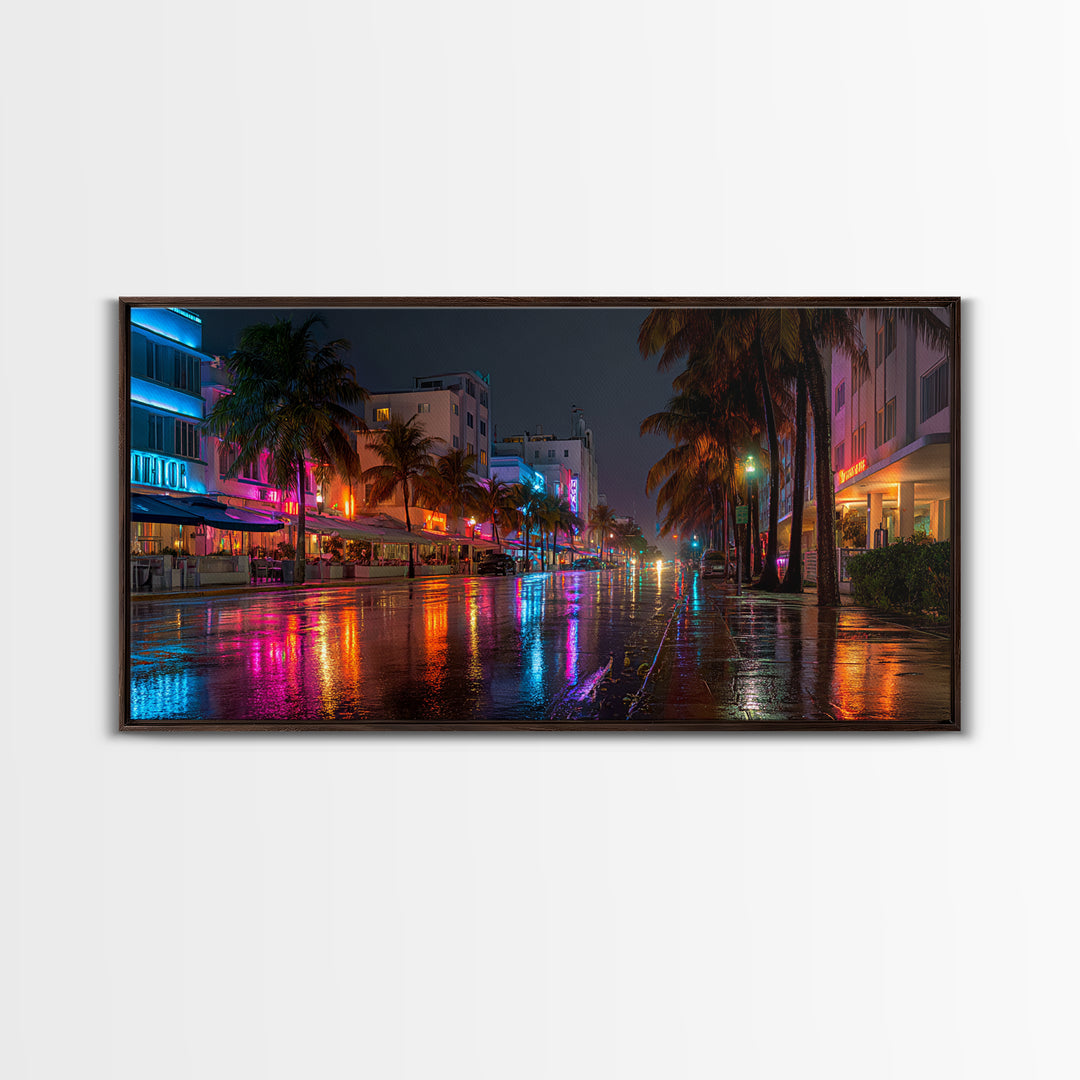 Stunning Calm Ocean Sunset Over Vast Water Surface Large Landscape Wall Art Framed Canvas Print For Coastal Home Decor