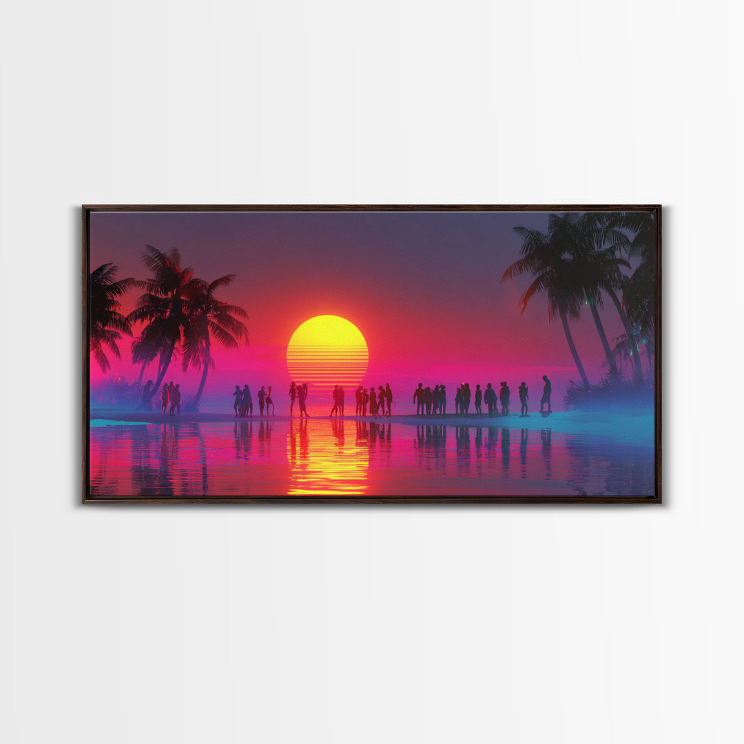 Stunning Asian Landscape With Waterfall And Lone Traveler Classic Oriental Wall Art Framed Canvas Print Zen Home Decor