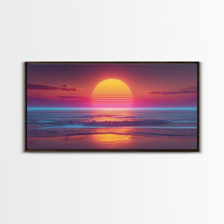Elegant Lotus Flower Ripple In Water Soft Minimalist Painting Wall Art Framed Canvas Print For Bedroom Decor