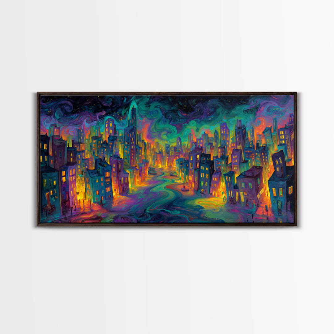 Golden Buddha Street Art Mural Framed Canvas Print Spiritual Wall Art Home Decor Contemporary Art Living Room Decor
