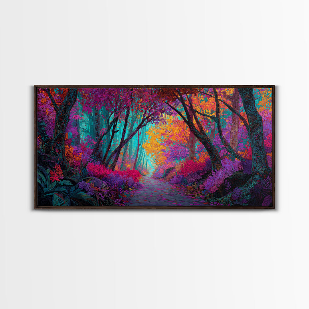 Quiet Desert Road Sunset Landscape Painting Large Wall Art Canvas Print Modern Rustic Home Decor Western Style