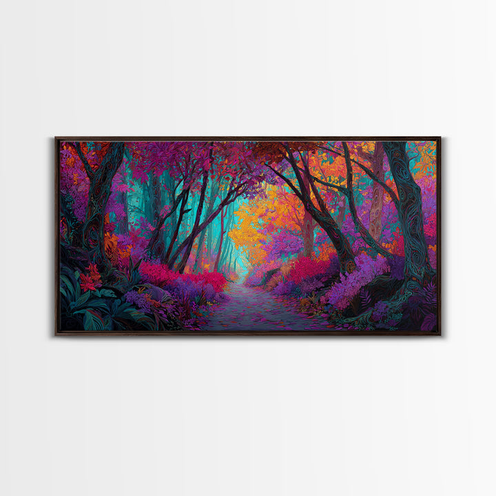 Quiet Desert Road Sunset Landscape Painting Large Wall Art Canvas Print Modern Rustic Home Decor Western Style